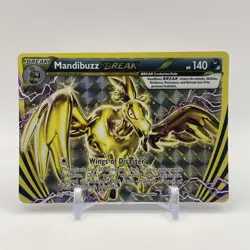 Pokemon Holo TCG Mandibuzz BREAK Promo XY182 - Image 1