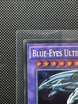 blue eyes ultimate dragon 1st edition holo yugioh trading card - Image 2
