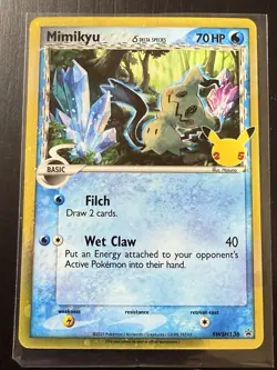 Mimikyu (Delta Species) SWSH136 SWSH: Sword & Shield Promo Cards Holo NM - Image 1