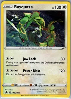 Rayquaza - SWSH029 SWSH: Sword & Shield Promo Cards - Pokemon Card - NM - Image 1
