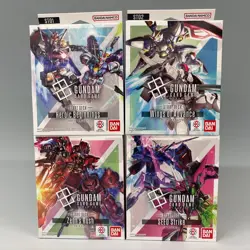 Gundam Card Game Start Deck Set of 4 ST01-ST02-ST03-ST04 Japanese - Image 1