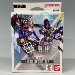 Gundam Card Game Start Deck Set of 4 ST01-ST02-ST03-ST04 Japanese - Image 2