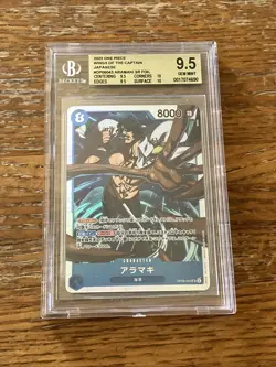 One Piece Card Game Aramaki OP06-043 SR NM - Foil Graded 9.5 Beckett Gem Mint - Image 2