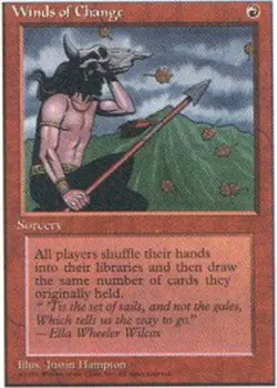 MTG Winds of Change, Fourth Edition, Damaged, English - Image 1