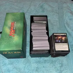 Magic: The Gathering Assorted Card Lot With Box - Mixed Types & Some Foils - Image 1