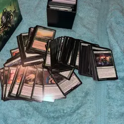 Magic: The Gathering Assorted Card Lot With Box - Mixed Types & Some Foils - Image 3