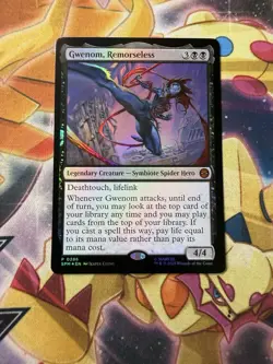 Gwenom, Remorseless 0286 Foil Promo Marvel's Spider-Man MTG NM - Image 1