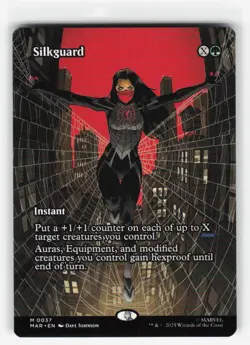 Silkguard (Borderless) M Marvel Universe Eternal-Legal 37 NM - Image 1