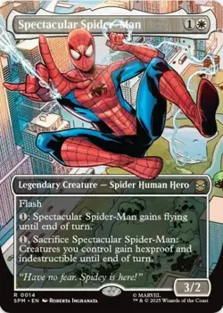 1 x Spectacular Spider-Man (14) - Borderless - Marvel's Spider-Man - LP - MTG - Image 1