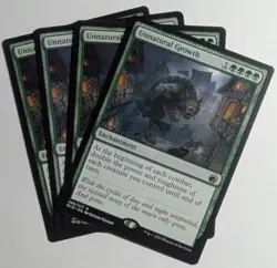 Unnatural Growth x1 Innistrad: Midnight Hunt Magic the Gathering MTG LP/NM - Image 5