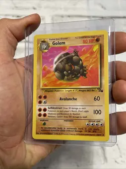 Pokemon Golem 36/62 | Fossil - Unlimited Edition Uncommon NM/MT Pokemon Vintage - Image 2