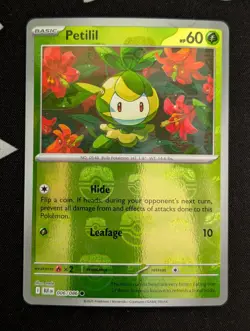 Petilil (Master Ball Pattern) 006/086 SV: Black Bolt Pokemon TCG NM - Image 1