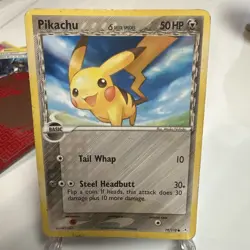 Pikachu 79/110 EX Holon Phantoms Non Holo Pokemon Card - Image 1