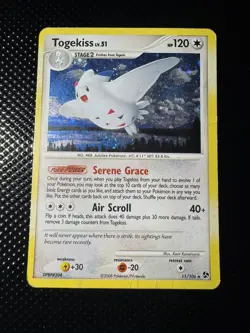 Pokemon TCG Togekiss Holo Card Lv. 51 11/106 Great Encounters 2008 MP - Image 1