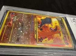 Charizard Neo 2 #006 Pokemon 2000 Japanese Reverse Holofoil Swirl Graded 10 - Image 3