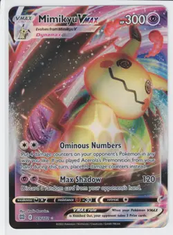 Mimikyu VMAX, 069/172 - Brilliant Stars VMAX Ultra Rare Pokemon - Image 1