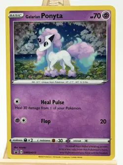 Pokemon TCG Galarian Ponyta Pokemon Promos SWSH013 Holo Promo - Image 1