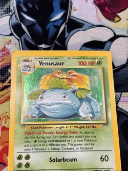Venusaur 15/102 Pokemon TCG Base Set Holo Rare - Image 2
