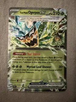Teal Mask Ogerpon ex 25/167 Double Rare Pokemon TCG SV06: Twilight Masquerade NM - Image 2