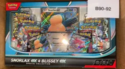 Pokemon TCG Snorlax Ex and Blissy Ex Special Collection Box - Image 1