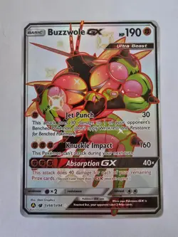 Buzzwole GX SV68/SV94 Rare Shiny GX Hidden Fates Shiny Vault Pokemon NM - Image 1