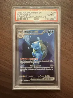 Pokemon Blastoise Ex - Special Illustration Rare - S&V 151 - 200/165 - PSA 10 - Image 1