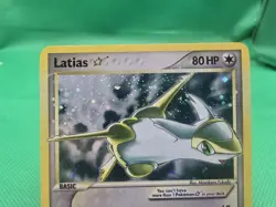 Pokemon TCG Ex Deoxys 105/107 Latias Gold Star Holo Good Condition - Image 2