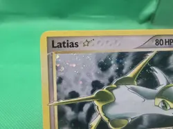 Pokemon TCG Ex Deoxys 105/107 Latias Gold Star Holo Good Condition - Image 3