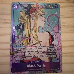 Black Maria (Illustration Box Vol.2) OP08-074 One Piece Promotion Cards Foil - Image 1