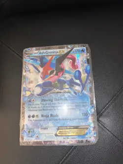 Pokemon TCG Ash-Greninja EX XY Black Star Promo XY133 Holo Card TCG Regular Size - Image 1