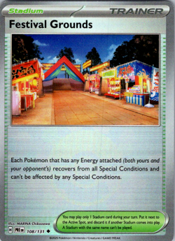 Pokemon TCG Festival Grounds Poke Ball 108/131 - Prismatic Evolutions NM Card - Image 1