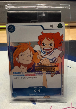 Girl (OP14 Release Event Winner) P-096 One Piece Promotion Cards Foil - Sealed! - Image 1