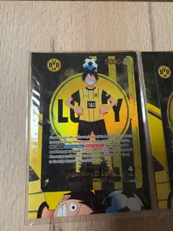 One Piece x BvB Monkey D Luffy Ruffy Promo Card Sealed New Near Mint ST13-003 D - Image 2