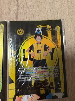 One Piece x BvB Monkey D Luffy Ruffy Promo Card Sealed New Near Mint ST13-003 D - Image 3