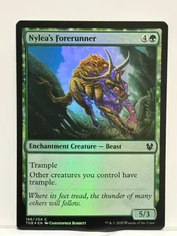 MTG Theros Beyond Death *FOIL* C Nylea's Forerunner #186 - Image 1