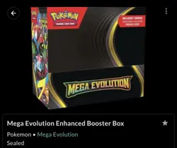 Pokemon MEGA Evolution ENHANCED Booster Box New/Factory Sealed 36 Packs - Image 1