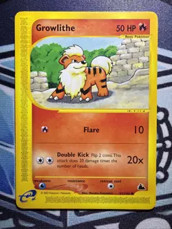 Growlithe #62/144 - Skyridge 2003 - MP - Pokemon TCG - Image 1