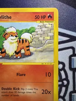 Growlithe #62/144 - Skyridge 2003 - MP - Pokemon TCG - Image 3