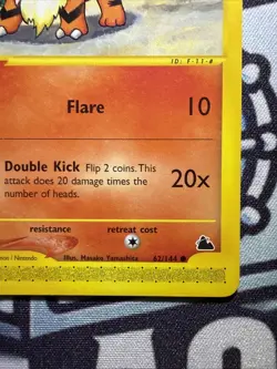 Growlithe #62/144 - Skyridge 2003 - MP - Pokemon TCG - Image 4