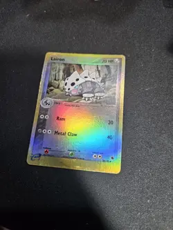 LAIRON Pokemon Card E Reader Reverse Holo Ruby and Sapphire--NM- - Image 1