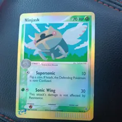 Ninjask 38/97 EX Dragon Reverse Holo Rare E-Reader Pokemon Card - Image 1