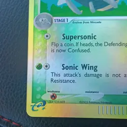 Ninjask 38/97 EX Dragon Reverse Holo Rare E-Reader Pokemon Card - Image 5