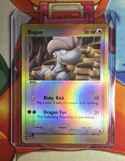 Pokemon TCG Bagon 50/97 EX Dragon E-Reader Reverse Holo - LP 🌈 - Image 1