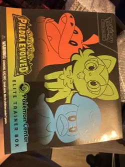 Pokemon TCG S&V Paldea Evolved PKC ETB, Sealed. Mega Charizard X EX UPC - Image 5