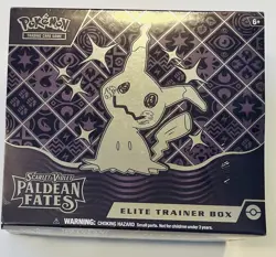 Pokemon TCG ETB Paldean Fates Elite Trainer Box New Sealed - Image 1