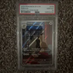 Pokemon Persian Shrouded Fable Illustration Rare #078 PSA 10 Gem Mint - Image 1