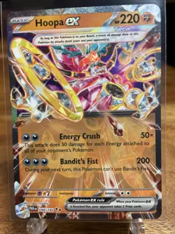 Pokemon Hoopa ex 098/182 Paradox Rift English ILLUSTRATION DOUBLE RARE HOLO MINT - Image 1