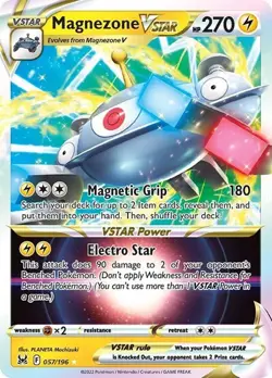 1x Magnezone VSTAR (#057/196) - Holofoil NM Eng Pokemon - SWSH11: Lost Origin - Image 1