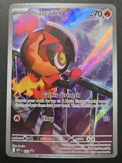 Pokemon TCG: Phantasmal Flames - Charcadet (MEP-022) Black Star Promo Full Art - Image 1