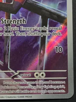 Pokemon TCG: Phantasmal Flames - Charcadet (MEP-022) Black Star Promo Full Art - Image 4